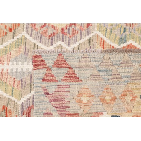 Tappeto Kilim Afghanistan beige grigio 122x189