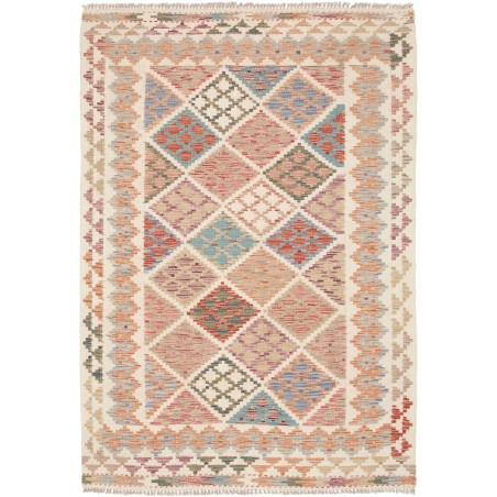 Tappeto Kilim Afghanistan beige marrone 125x180