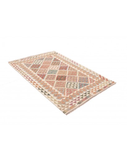 Tappeto Kilim Afghanistan beige marrone 125x180