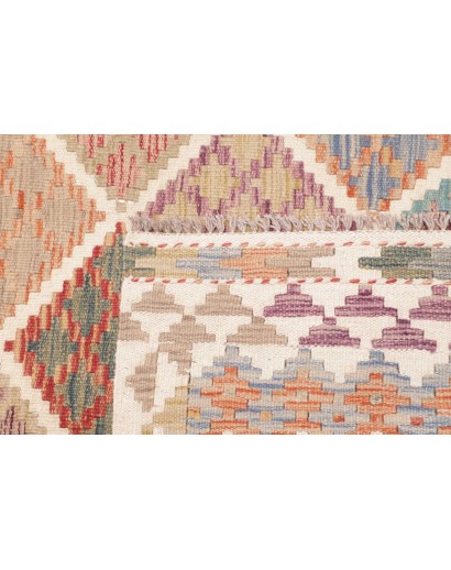 Tappeto Kilim Afghanistan beige marrone 125x180