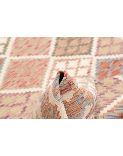 Tappeto Kilim Afghanistan beige marrone 125x180