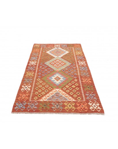 Tappeto Kilim Afghanistan rosso 100x194