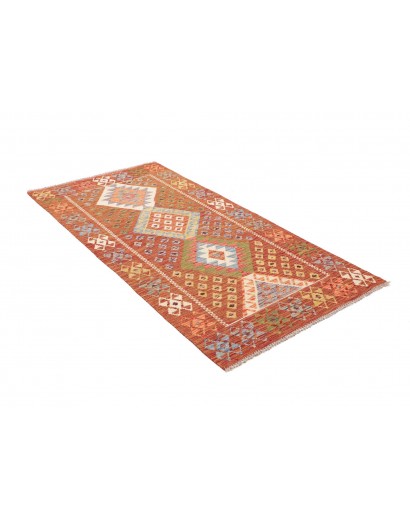 Tappeto Kilim Afghanistan rosso 100x194