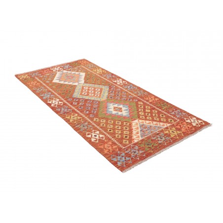 Tappeto Kilim Afghanistan rosso 100x194