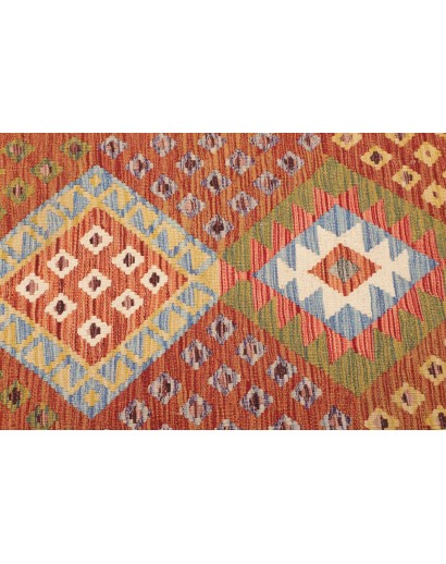 Tappeto Kilim Afghanistan rosso 100x194