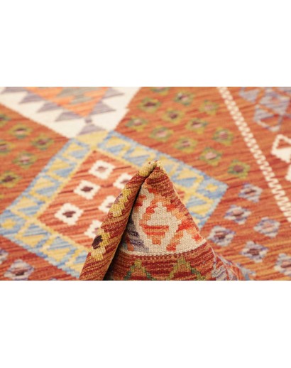 Tappeto Kilim Afghanistan rosso 100x194