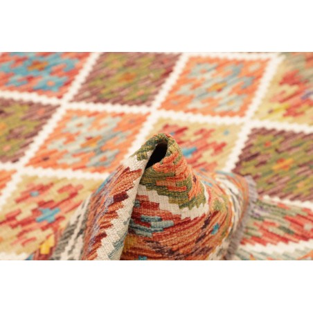 Tappeto Kilim Afghanistan marrone grigio 107x199