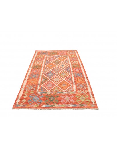 Tappeto Kilim Afghanistan arancione 110x202