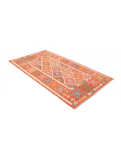 Tappeto Kilim Afghanistan arancione 110x202