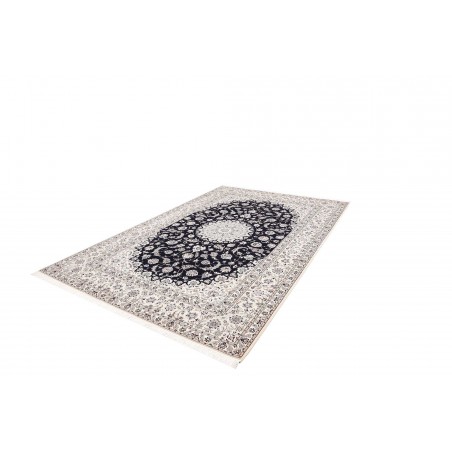 Tappeto Nain 6La Persia bianco blu 211x317