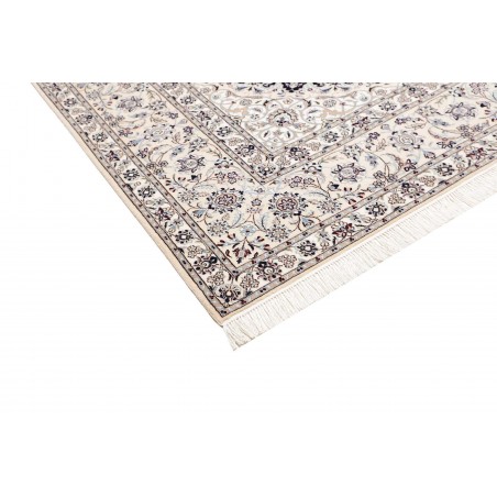Tappeto Nain 6La Persia bianco blu 211x317