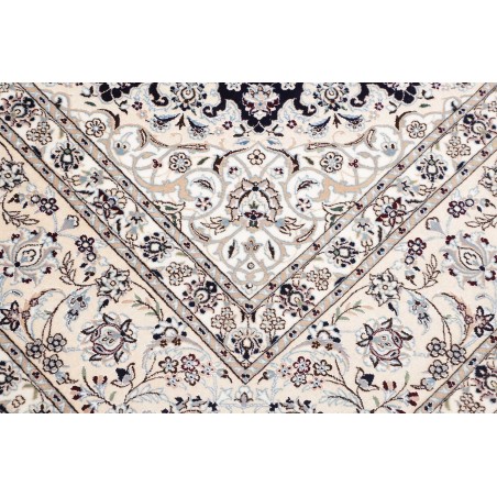 Tappeto Nain 6La Persia bianco blu 211x317
