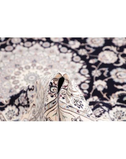 Tappeto Nain 6La Persia bianco blu 211x317