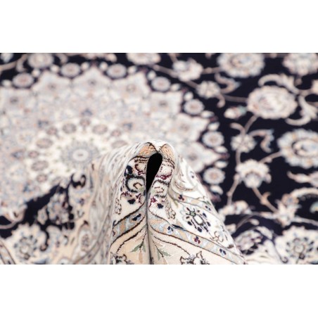 Tappeto Nain 6La Persia bianco blu 211x317