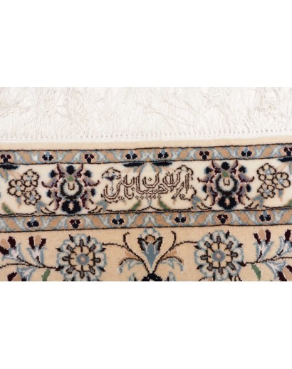 Tappeto Nain 6La Persia bianco blu 211x317