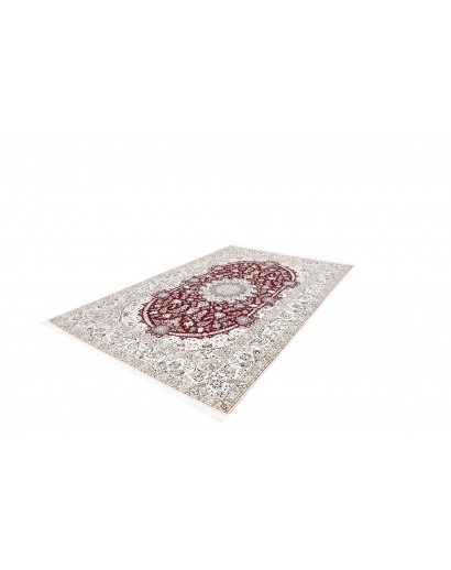 Tappeto Nain 6La Persia bianco azzurro 200x307