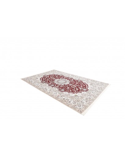 Tappeto Nain 6La Persia bianco azzurro 200x307