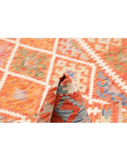 Tappeto Kilim Afghanistan arancione 110x202