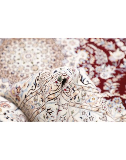 Tappeto Nain 6La Persia bianco azzurro 200x307