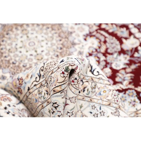 Tappeto Nain 6La Persia bianco azzurro 200x307
