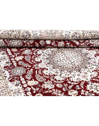 Tappeto Nain 6La Persia bianco azzurro 200x307