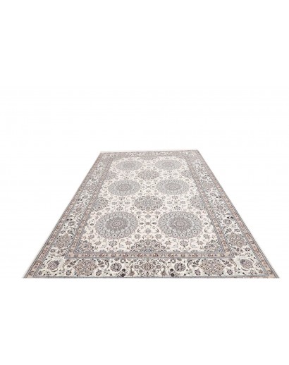 Tappeto Nain 6La Persia bianco grigio 215x317
