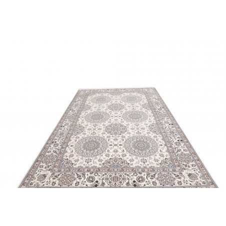 Tappeto Nain 6La Persia bianco grigio 215x317