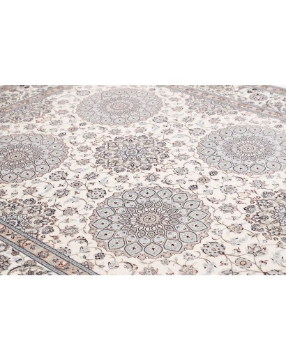 Tappeto Nain 6La Persia bianco grigio 215x317