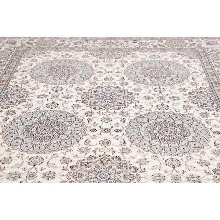Tappeto Nain 6La Persia bianco grigio 215x317