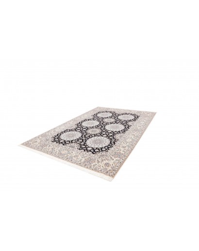 Tappeto Nain 6La Persia bianco grigio 217x316