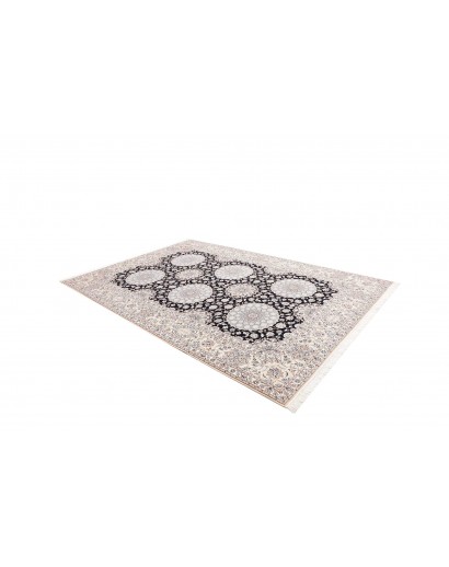 Tappeto Nain 6La Persia bianco grigio 217x316