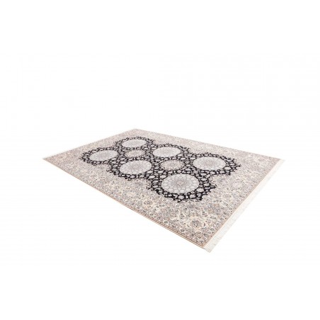 Tappeto Nain 6La Persia bianco grigio 217x316