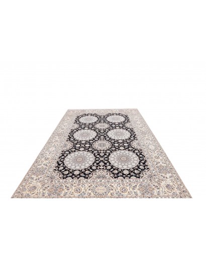 Tappeto Nain 6La Persia bianco grigio 217x316