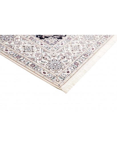 Tappeto Nain 6La Persia bianco blu 219x306