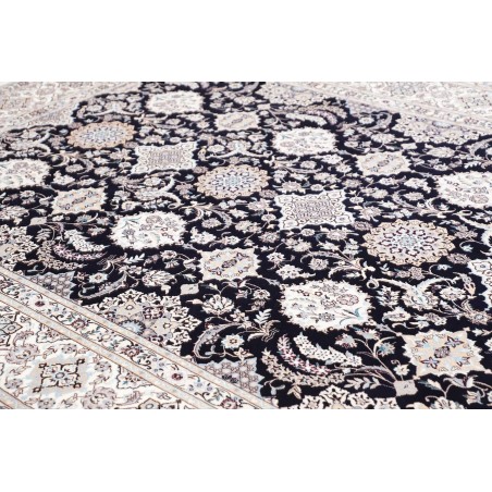 Tappeto Nain 6La Persia bianco blu 219x306