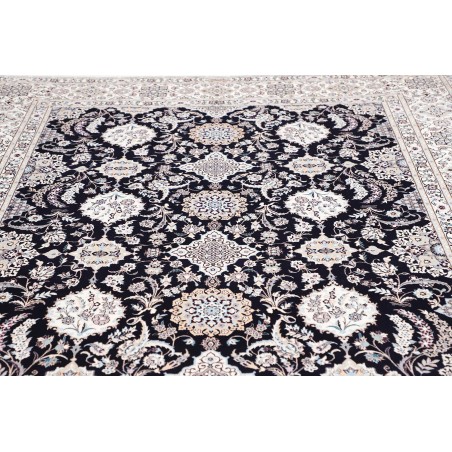 Tappeto Nain 6La Persia bianco blu 219x306
