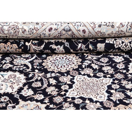 Tappeto Nain 6La Persia bianco blu 219x306