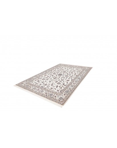 Tappeto Nain 6La Persia bianco grigio 205x302