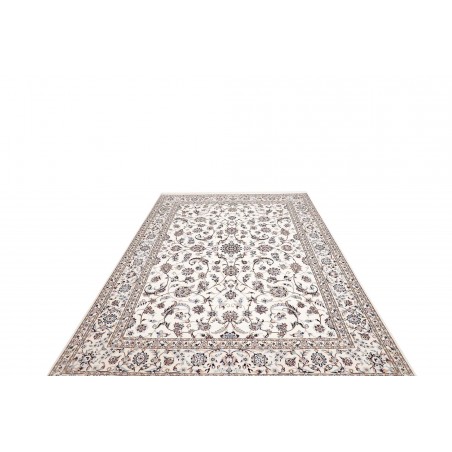 Tappeto Nain 6La Persia bianco grigio 205x302