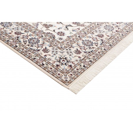 Tappeto Nain 6La Persia bianco grigio 205x302