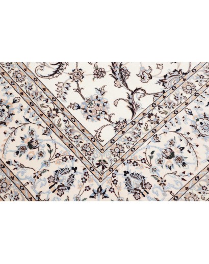 Tappeto Nain 6La Persia bianco grigio 211x298