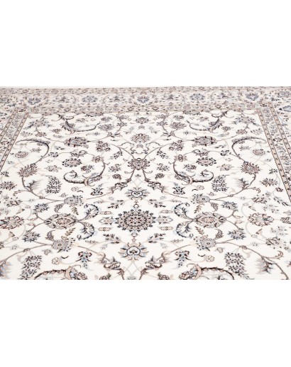 Tappeto Nain 6La Persia bianco grigio 211x298