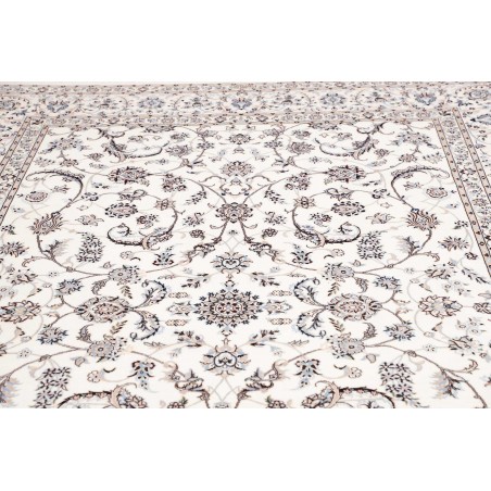 Tappeto Nain 6La Persia bianco grigio 211x298