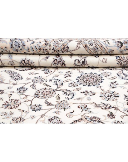 Tappeto Nain 6La Persia bianco grigio 211x298