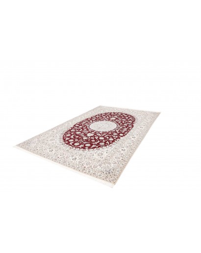 Tappeto Nain 6La Persia bianco verde 210x316