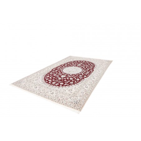 Tappeto Nain 6La Persia bianco verde 210x316