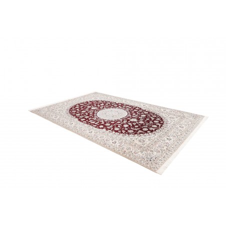 Tappeto Nain 6La Persia bianco verde 210x316