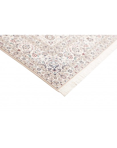 Tappeto Nain 6La Persia bianco verde 210x316
