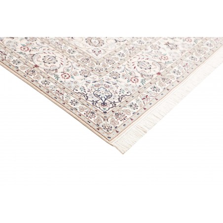 Tappeto Nain 6La Persia bianco verde 210x316