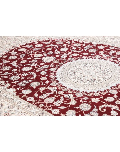 Tappeto Nain 6La Persia bianco verde 210x316